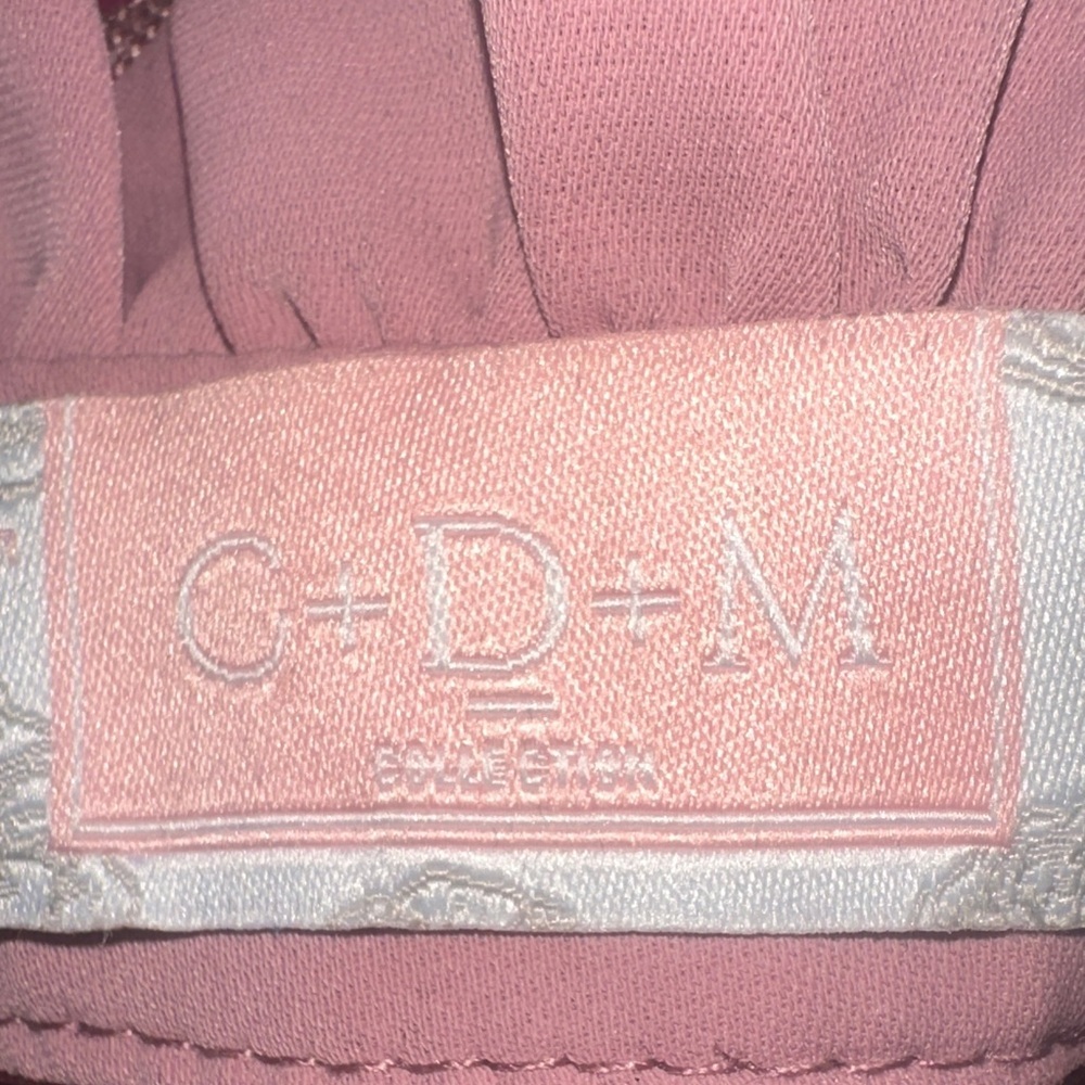 Lg Chic Ruffled Pink Women's Blouse C+D+M - Picture 4 of 6